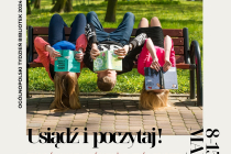 ZNAJDŹ ŁAWKĘ, WEŹ KSIĄŻKĘ, ZRÓB ZDJĘCIE! Fotografię wstaw na FB w trakcie Tygodnia Bibliotek oznaczając @Powiatowa Biblioteka Publiczna w Wieluniu z #czytamnaławeczce NAGRODA DLA AUTORA NAJCIEKAWSZEGO ZDJĘCIA! - 1