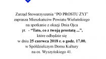 Spotkanie z okazji Dnia Ojca pt. – „Tato, co z twoją prostatą”