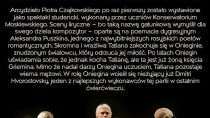 Retransmisja opery Piotra Czajkowskiego pt. „Eugeniusz Oniegin”