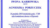 Koncert muzyki polskiej w Muzeum Wnętrz Dworskich w Ożarowie