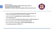 Komunikat Państwowego Powiatowego Inspektora Sanitarnego w Wieluniu dotyczący koronawirusa SARS-CoV-2