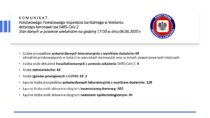 Komunikat Państwowego Powiatowego Inspektora Sanitarnego w Wieluniu dotyczący koronawirusa SARS-CoV-2