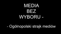 Ogólnopolski protest mediów – „Media bez wyboru”