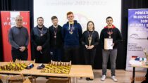 II LO w Wieluniu na III miejscu w województwie w szachach drużynowych