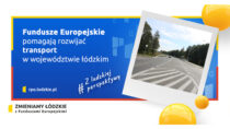 Fundusze Europejskie pomagają rozwijać transport w powiecie wieluńskim