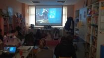 „Kino w Bibliotece” – feryjne zajęcia w Filii Bibliotecznej w Turowie