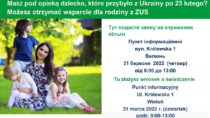 Świadczenia rodzinne. Dzisiaj (31 marca) dwa dyżury ZUS dla Ukraińców
