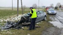 Wieluńska prokuratura nadzoruje śledztwo w sprawie wypadku drogowego w Lututowie