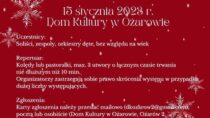 Zaproszenie na XIII Gminny Przegląd Kolęd „Śpiewajcie i grajcie Mu”