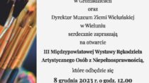 III Międzypowiatowa Wystawa Rękodzieła Artystycznego Osób z Niepełnosprawnością