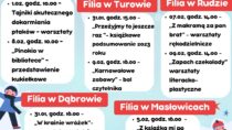 Ferie 2024 z biblioteką miejską