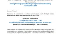 Spotkanie konsultacyjne ws strategii rozwoju ponadlokalnego