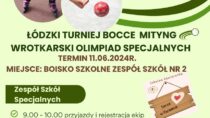 Łódzki Turniej Bocce i Mityng Wrotkarski Olimpiad Specjalnych