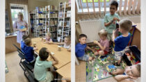 Przedszkolaki z „Zielonego Listka” odwiedziły Filię Biblioteczną w Dąbrowie
