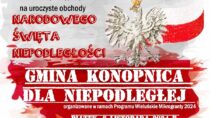 Zaproszenie na Narodowe Święto Niepodległości w Konopnicy