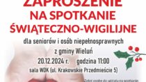 Spotkanie świąteczno-wigilijne dla seniorów i osób niepełnosprawnych