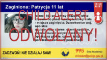 Policja ogłosiła Child Alert. Zaginęła 11-letnia Patrycja Głowania