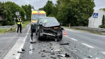 Zderzenie dwóch pojazdów w Kamionce