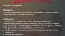 Powiatowe Obchody Święta Niepodległości w Konopnicy