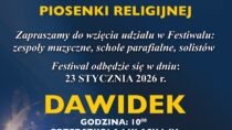XXX Wieluński Festiwal Piosenki Religijnej „Dawid” i „Dawidek” 2026