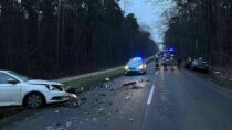 Czołówka w Wieluniu! Dwie osoby ranne
