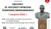 Wieluń: 82. rocznica wybuchu Powstania Warszawskiego