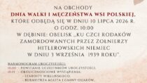Obchody Dnia Walki i Męczeństwa Wsi Polskiej