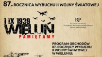 Program uroczystości 87. rocznicy wybuchu II wojny światowej