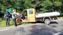 Groźne zderzenie na DK45! Ciężarówka uderzyła w Citroena